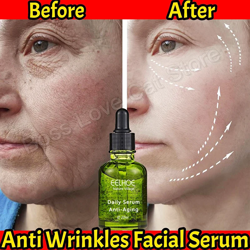 

Anti Wrinkle Face Serum Deep Moisturizing Shrink Pores Tightens Firming Lifting Fade Fine Lines Instant Wrinkle Remover Essence