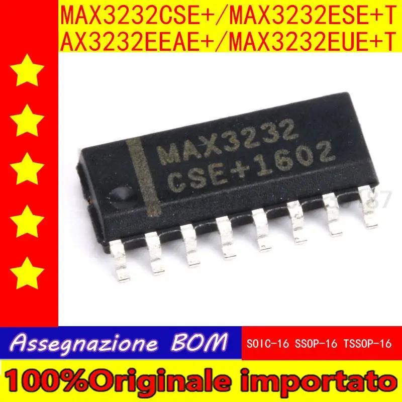 

100% Оригинальный импортный оригинальный патч MAX3232CSE EEAE + ESE + T EUE + T TSSOP SOIC - 16 chip