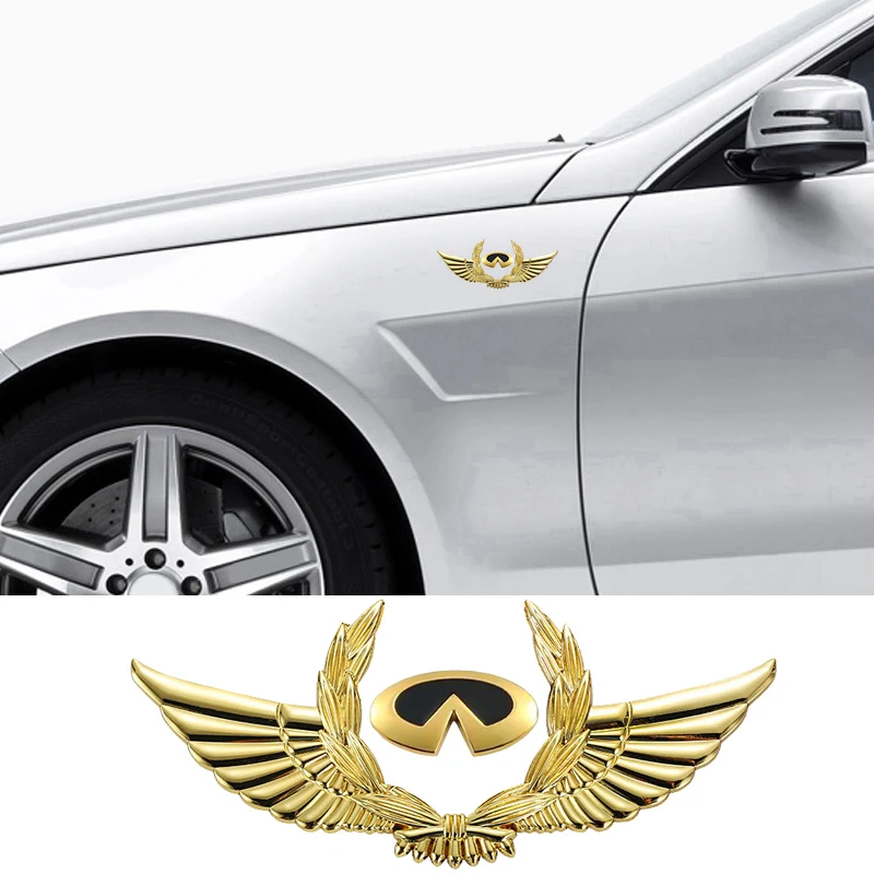 

Car Decor Body Wing Trunk Sticker Emblem for Infiniti Logo G20 G35 G37 FX35 Q30 Q50 Q60 Q70 QX50 QX60 QX70 QX80 Auto Accessories