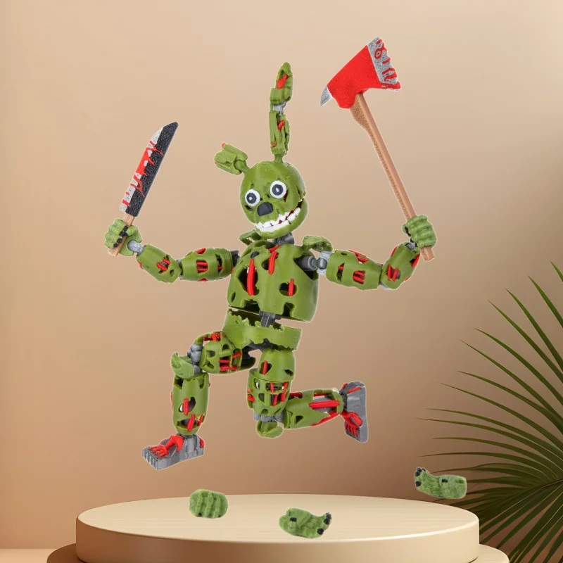 Фото 3D-печатная фигурка Five Nights At Harem 3 Springtrap T13, оригинальная подвижная коллекционная игрушка для фанатов, декор, подарок, в наличии №5