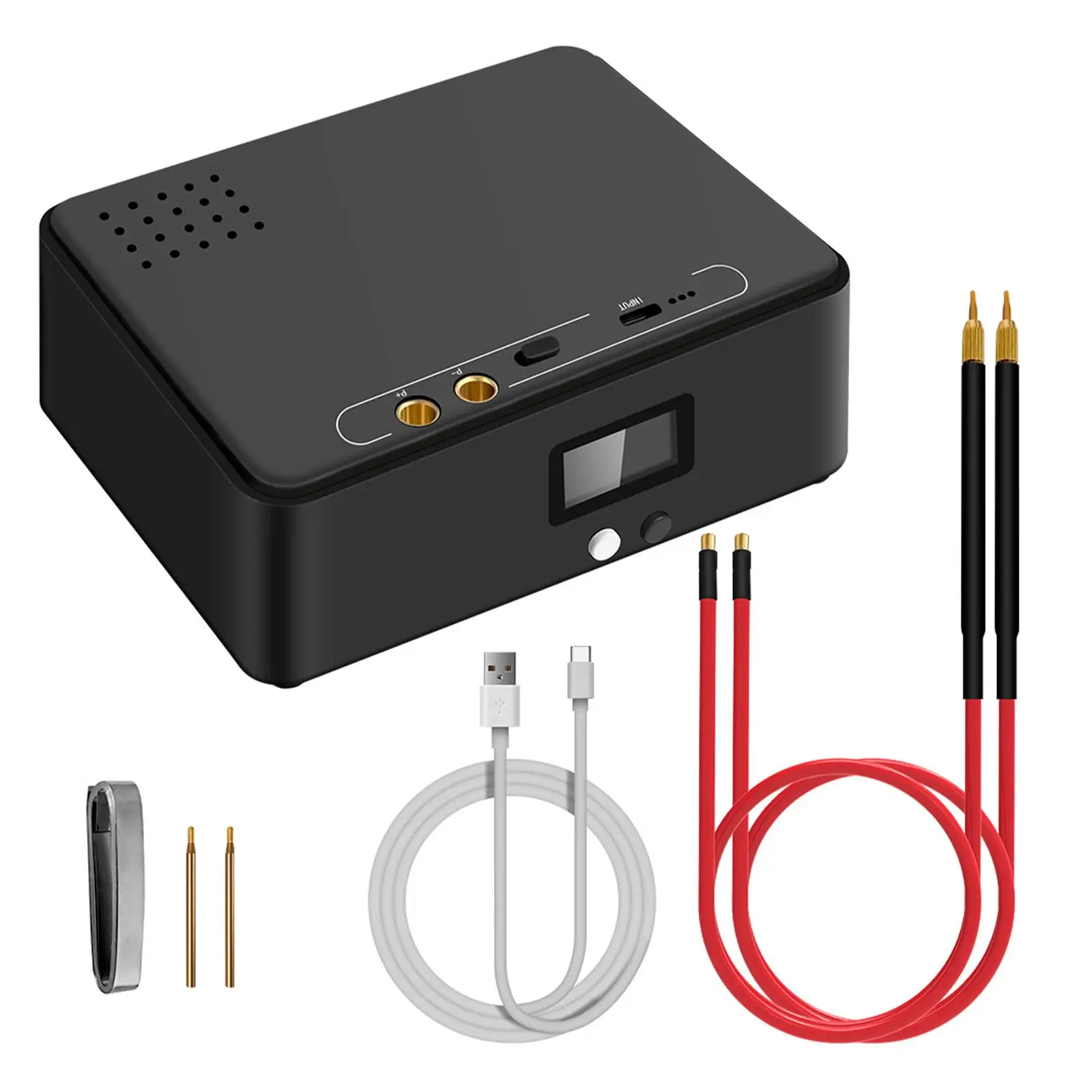 

Spot Welder DIY Accessory Welding Machine Easy to Use Upgraded 0.1-0.3mm Welding Handheld Spot Welder Portable Spot Welder