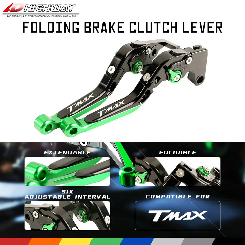 

Adjustable Extendable Folding Brake Clutch Levers For YAMAHA TMAX 530 DX / SX 2012-2019 T-MAX 500 2008-2011 TMAX 560 2020-2021