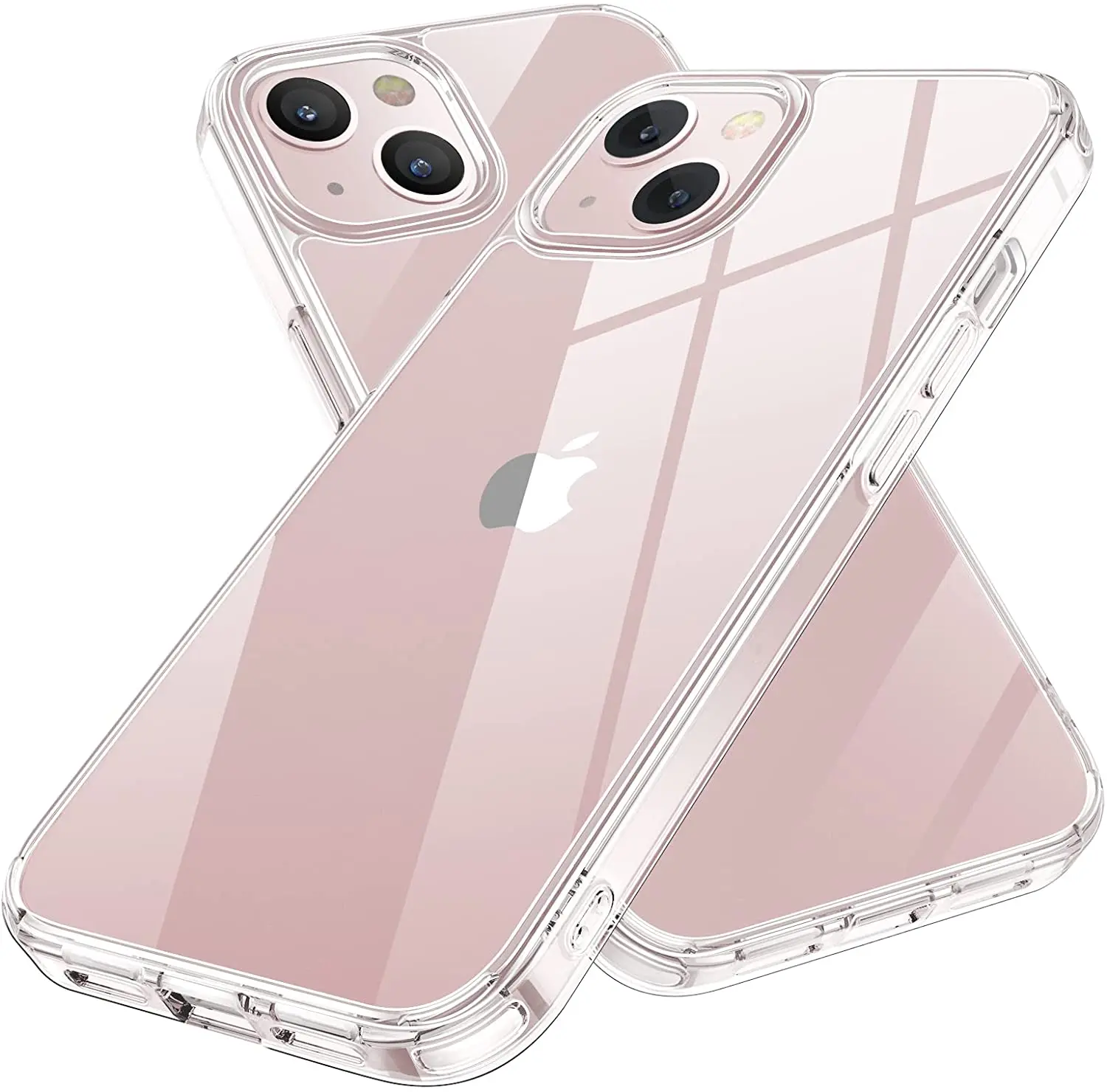 

ANEMAT Compatible with iPhone 13 Case: Clear Case Cover for iPhone 13 2021 6.1 inch [Upgraded Materials] [Anti Yellowing]