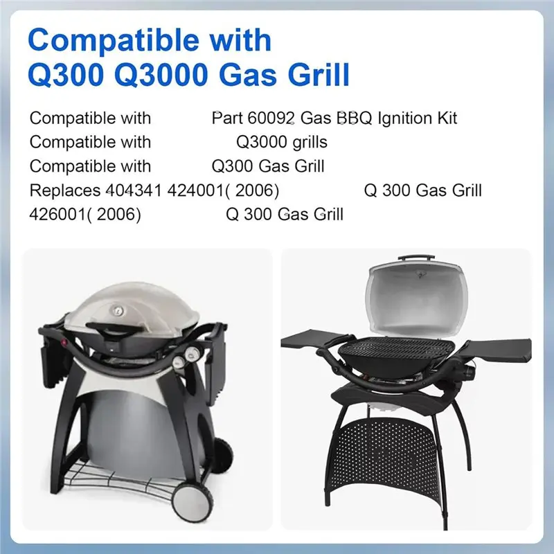 Фото Комплект кнопочного воспламенителя A25F для гриля Weber Q 3000 404341 424001 426001 60092, запасная часть, система зажигания №2