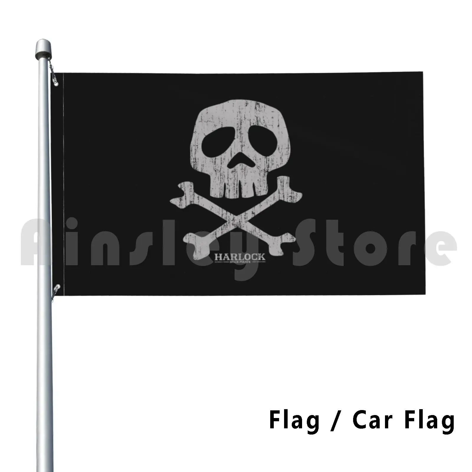 

Captain Harlock-Anime / Manga Flag Car Flag Printing Custom Captain Harlock Anime Manga Japan Cartoons 70s 80s