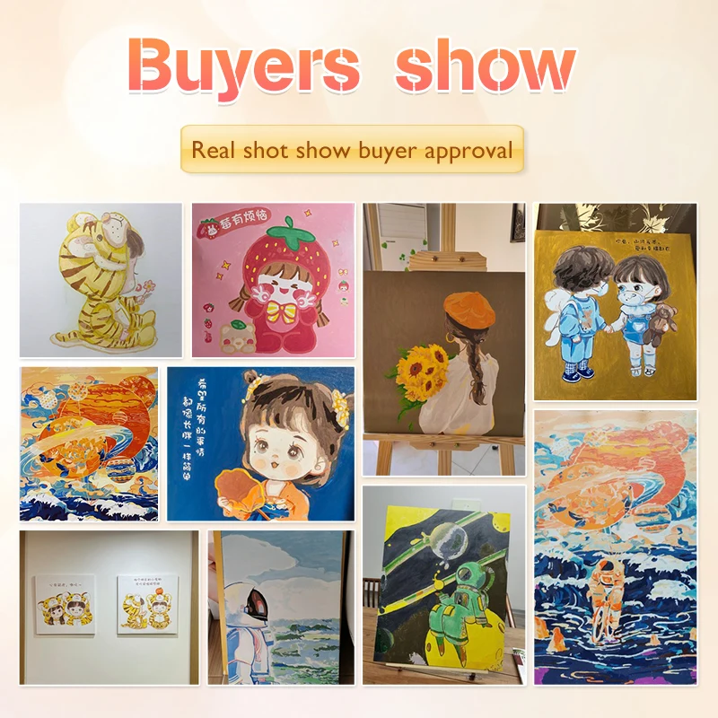 Diy раскраска мультфильм исцеляющая спина длинная девушка цифровая масляная