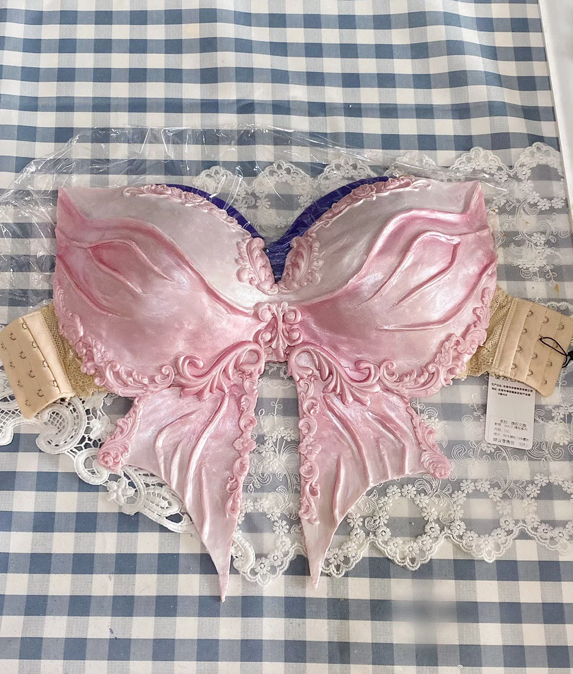 Новый узор силиконовый бюстгальтер бикини Русалка летнее плавание Свободное