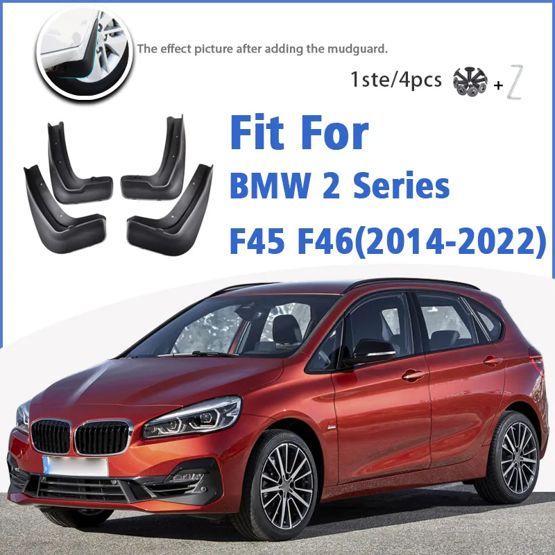 

Брызговики для BMW 2 серии F45 F46 Gran Active Tourer 2014-2022, передние и задние брызговики, брызговики 2015 2016 2017