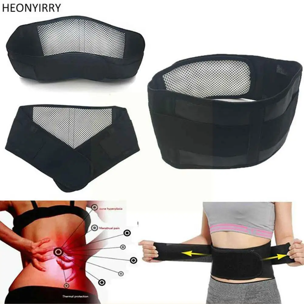 

Tourmaline Waist Brace Support Belt Band Self Heating Magnetic Lower Supports Therapy Lumbar Bandage Back Waist Back Belt W B9r6