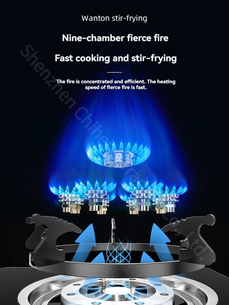 Газовая плита домашняя настольная императорная стеклянная газовая СЖИЖЕННАЯ