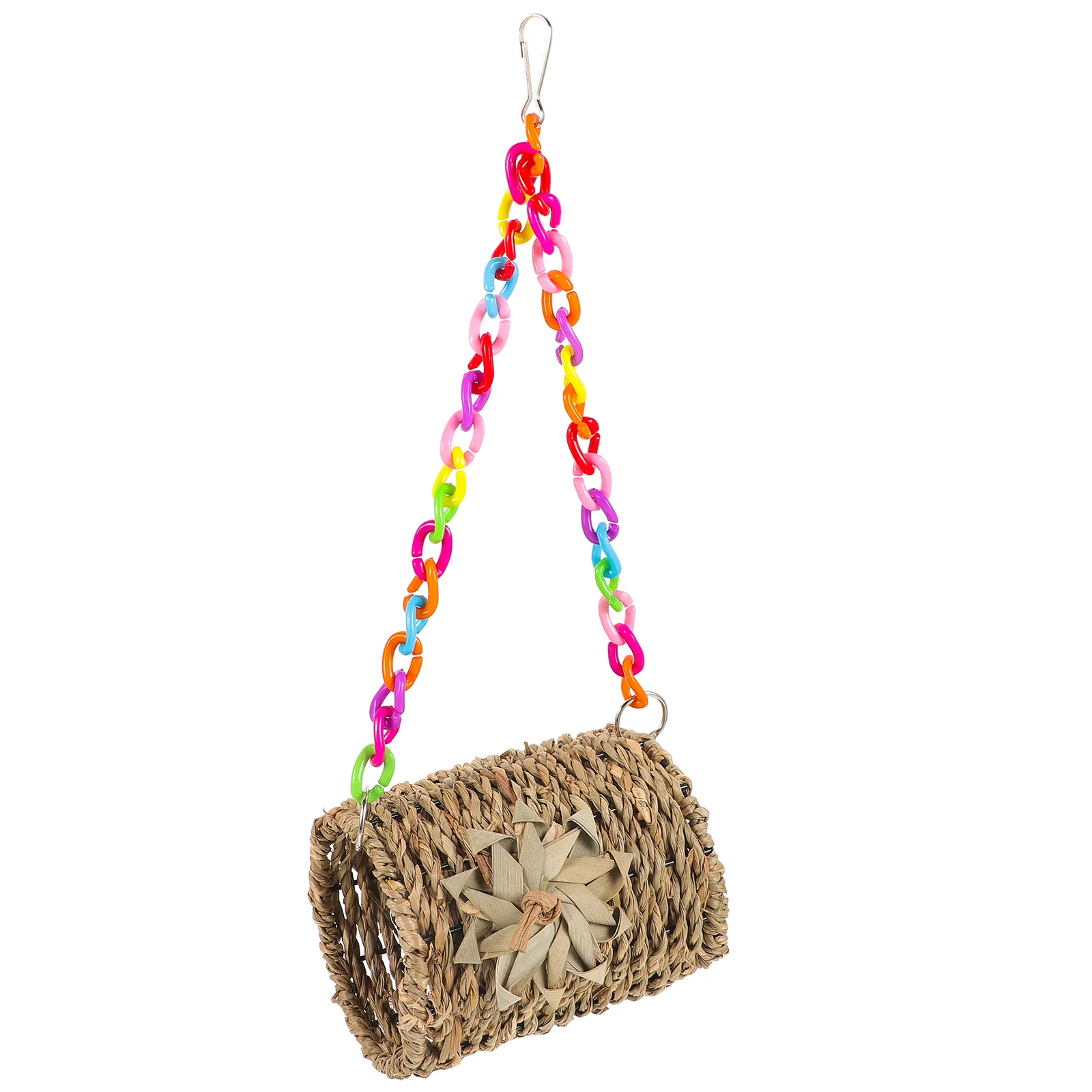 

Chains Toy Wear-resistant Sleeping Tent Cage Hanging Hammock Pet Hut Breathable