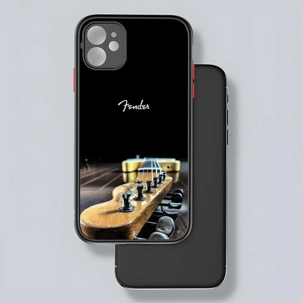 Гитара P-Point F-крылья чехол для телефона матовая прозрачная задняя крышка iPhone 16 15 14