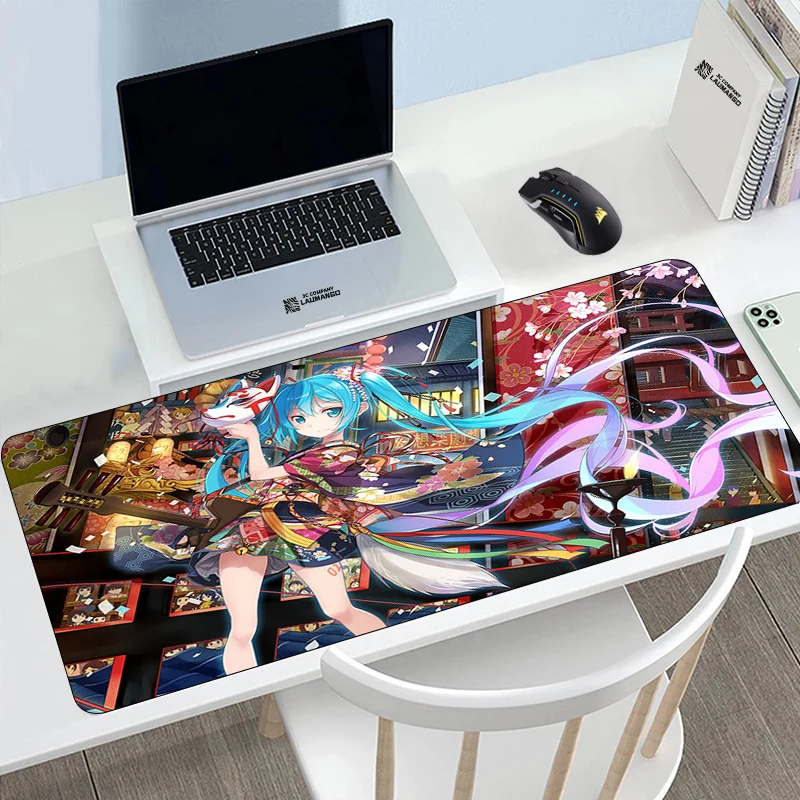 

Mouse Mat Hatsune-Mikus Kawaii Pad Mause Xxl Carpet Anime Keyboard Large Gamer Cabinet Cute Desk Pc Mats Mousepad Mice Keyboards