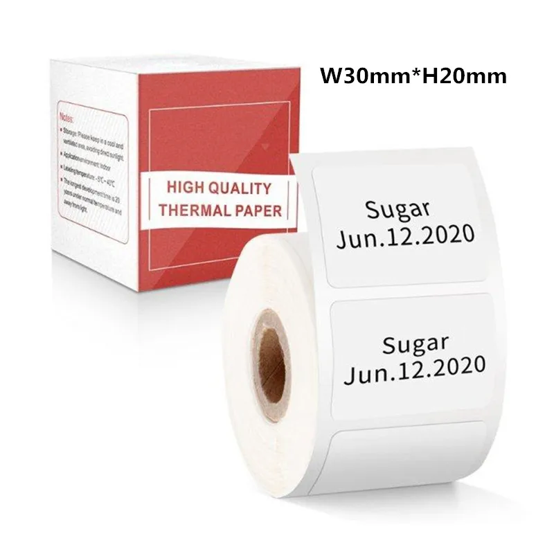 

30X20mm white sticker thermal label for M110/M200/M220 printer