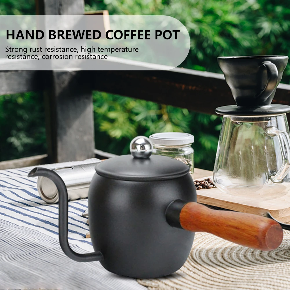 

Капельный чайник из нержавеющей стали, кофейник, устойчивый к высоким температурам, устойчивый к коррозии, легко чистится, для ресторанов, к...