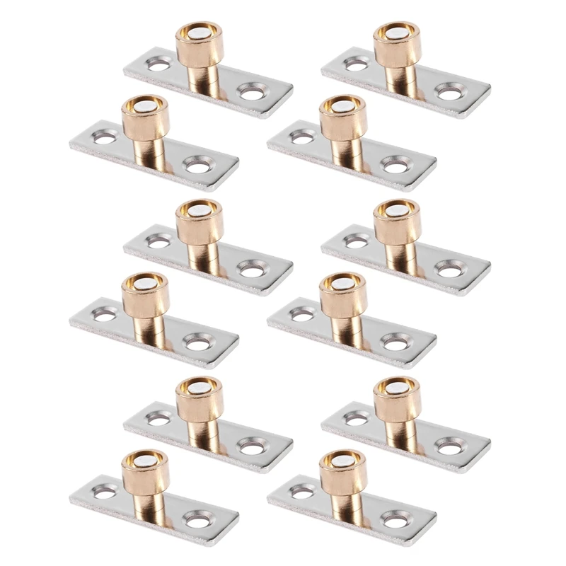 

12Mm Diameter Wooden Sliding Door Guide Metal Locator Stopper 12Pcs
