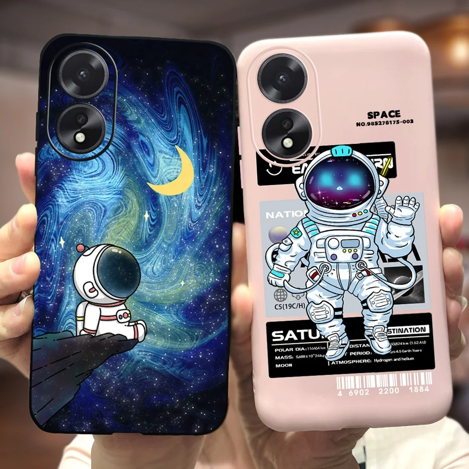 Для Oppo A38 4G чехол CPH2579 милый мультяшный с динозавром 6 56 ''мягкий силиконовый