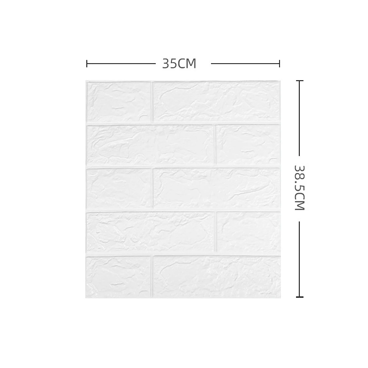 

3D наклейки на стену под кирпич XPE 35*38.5 см