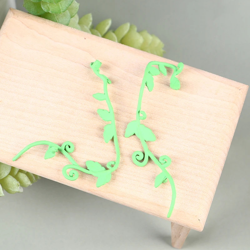 

2 шт. 1:12 миниатюрный кукольный домик «сделай сам», Цветочная лоза, скалолазание, сад, кукольный домик, декоративные аксессуары, игрушки в под...