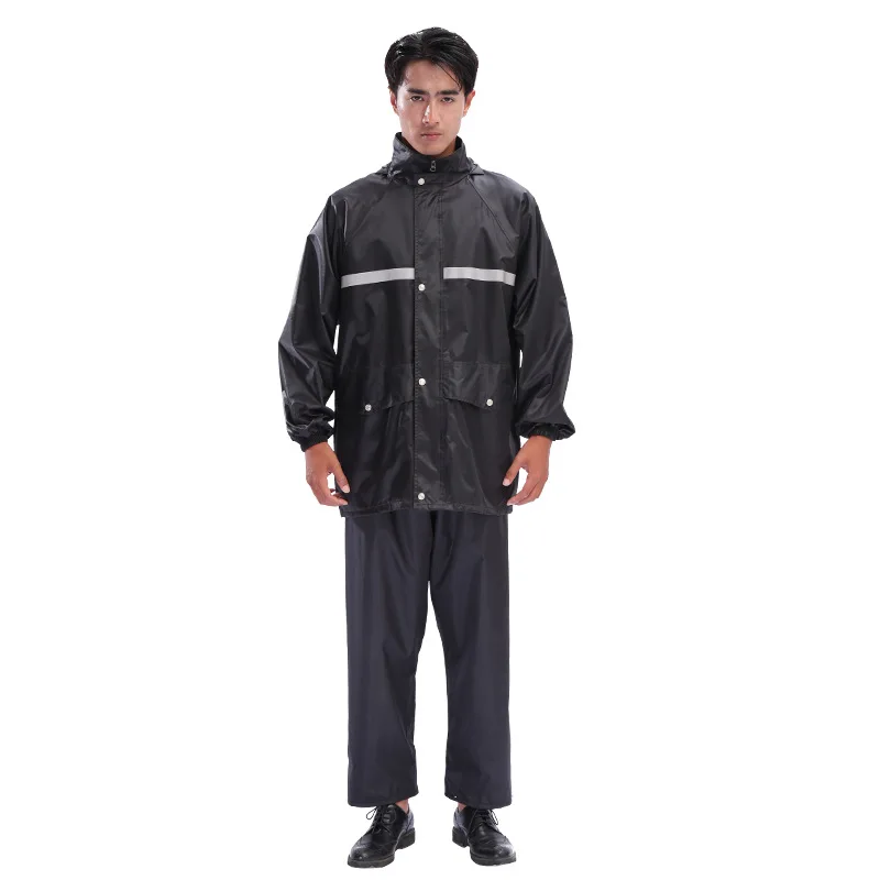 

Motorcycle Adults Raincoat Man Trench Coat Cycling Pants Raincoat Unisex Zipper Travel Chubasquero Mujer Fishing Rain Coat DL60Y