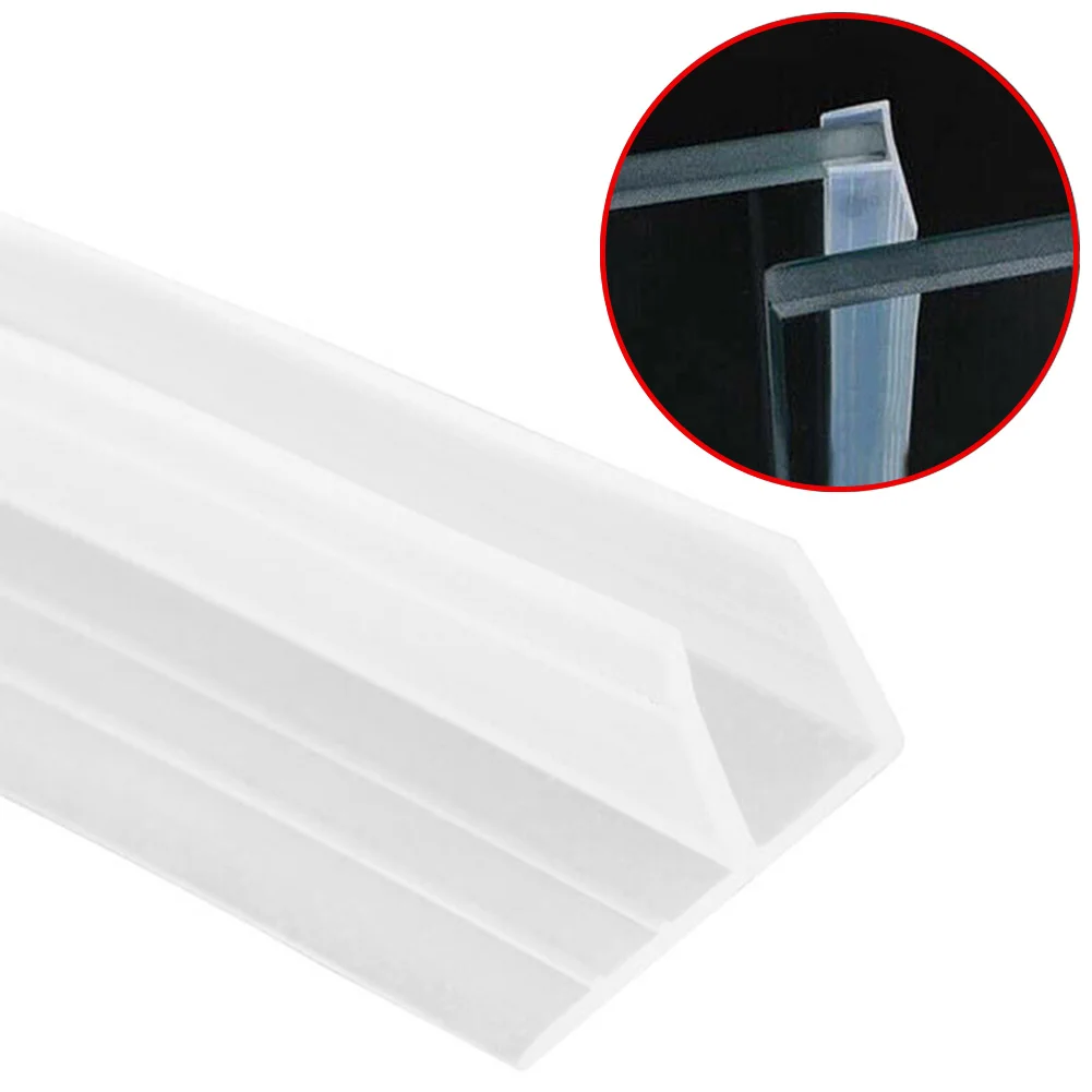 

Brand New Seal Strip Waterproof Rubber Seal Gap Shower Doors Sliding Doors Transparent 6mm Width Accessories F Shape