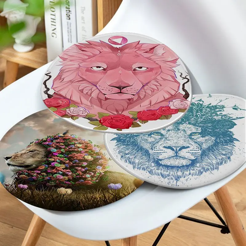 

Flower Lion Simplicity Multi-Color Chair Mat Soft Pad Seat Cushion For Dining Patio Home Office Indoor Outdoor Garden Cushions