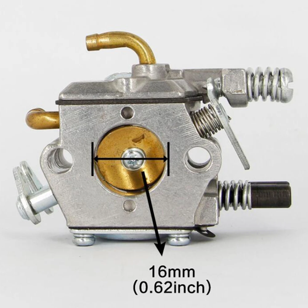 

Carburetor Fit for MP16 MP16-7 52Cc Chainsaw Carb 2 Stroke Engine 4500 5200 5800 Chainsaw Lawn Mower Garden Tools Tube