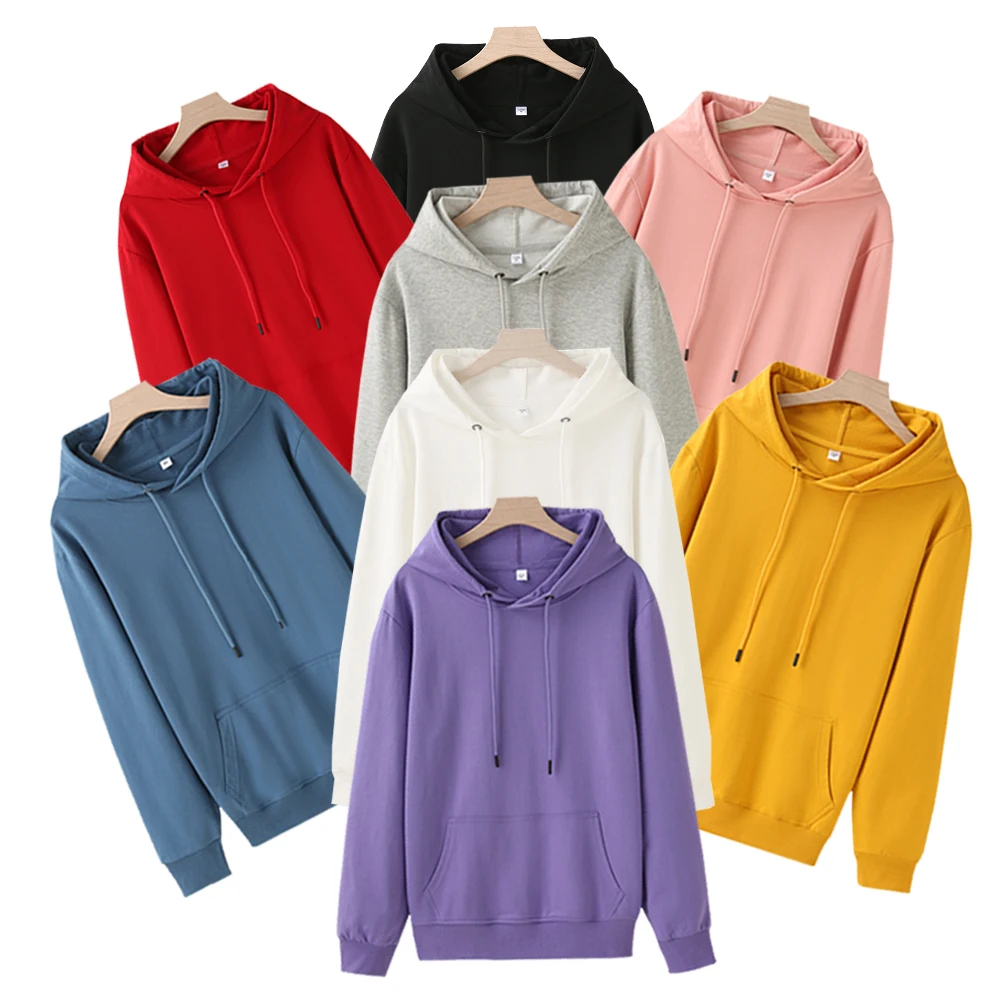 

2023 New Mens Hoodie Hip Hop Sweatshirt Couples Pullover Oversized Sweatshirts Casual Solid Streetwear Men Women Hoodies