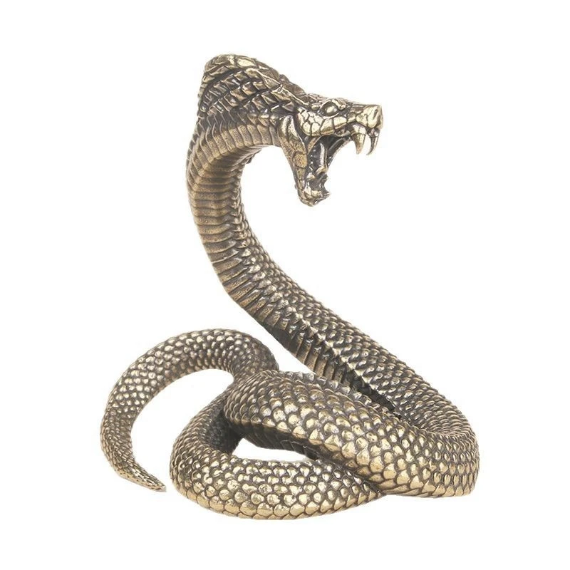 

Медная статуэтка змеи кобра