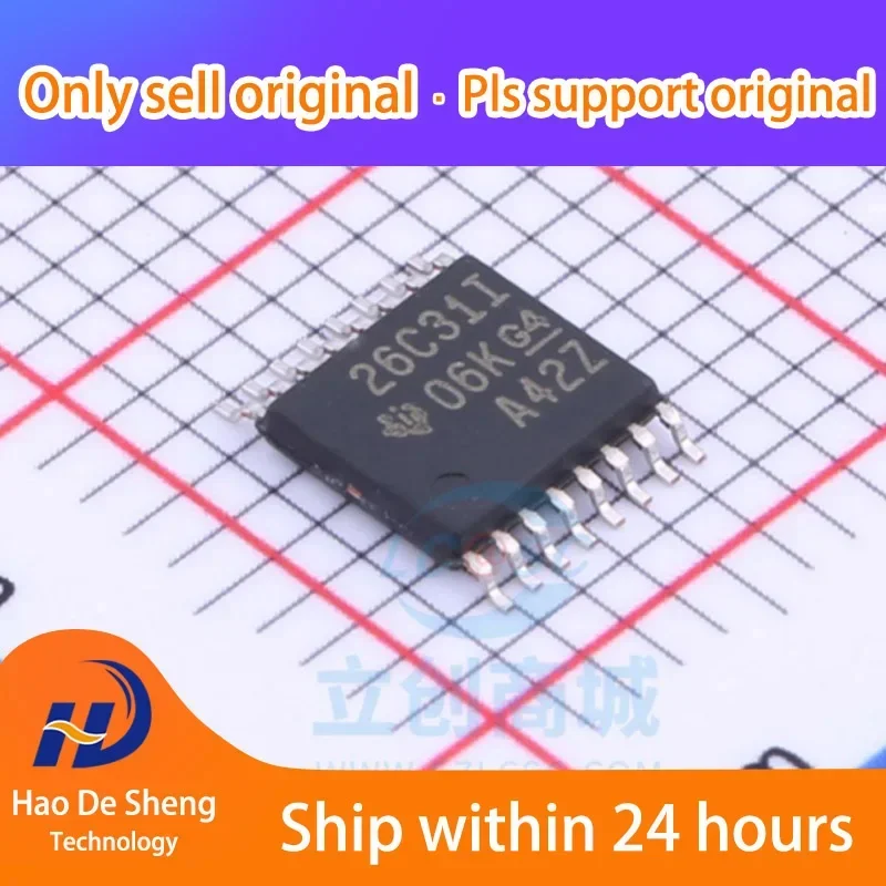 10 шт./лот AM26C31IPW AM26C31IPWR 26C31I TSSOP16 новый оригинальный на складе