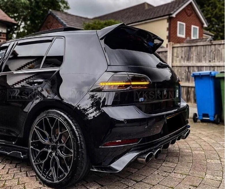 Для Volkswagen GOLF 7 MK7 MK7.5 GTI R Rline 2014 + ABS Материал праймер цвет автомобиль задний багажник
