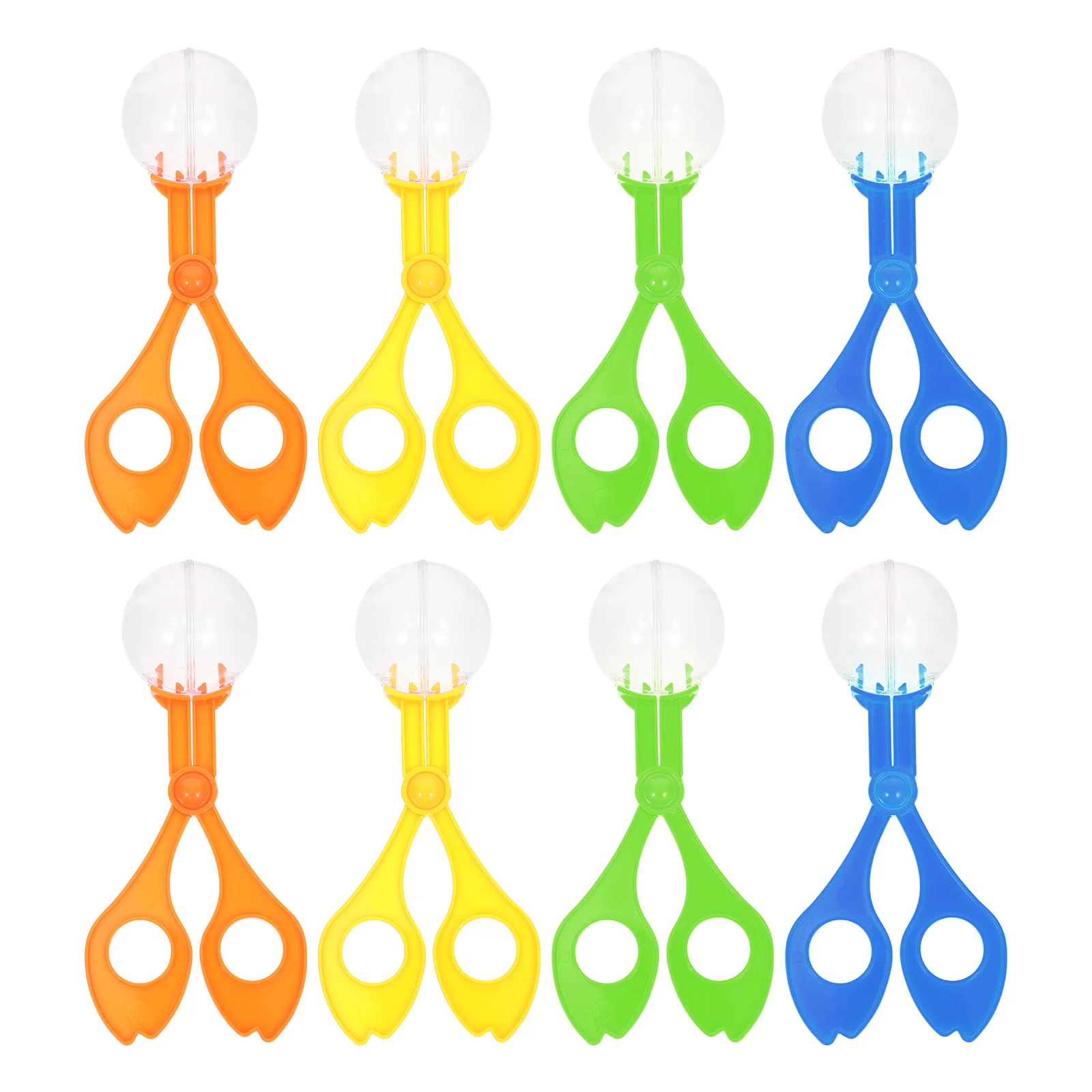 

8Pcs Kid Outdoor Insect Scissors Kid Used Clamps Lovely Insect Catching Tool