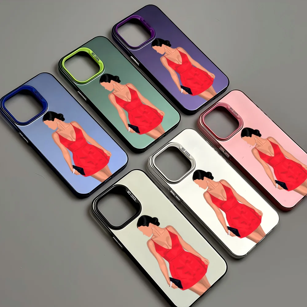 Selena Gomez Revelacion Phone Case IMD Color Silver Shell For IPhone 16 15 14 13 12 11 X XR Pro Max Plus