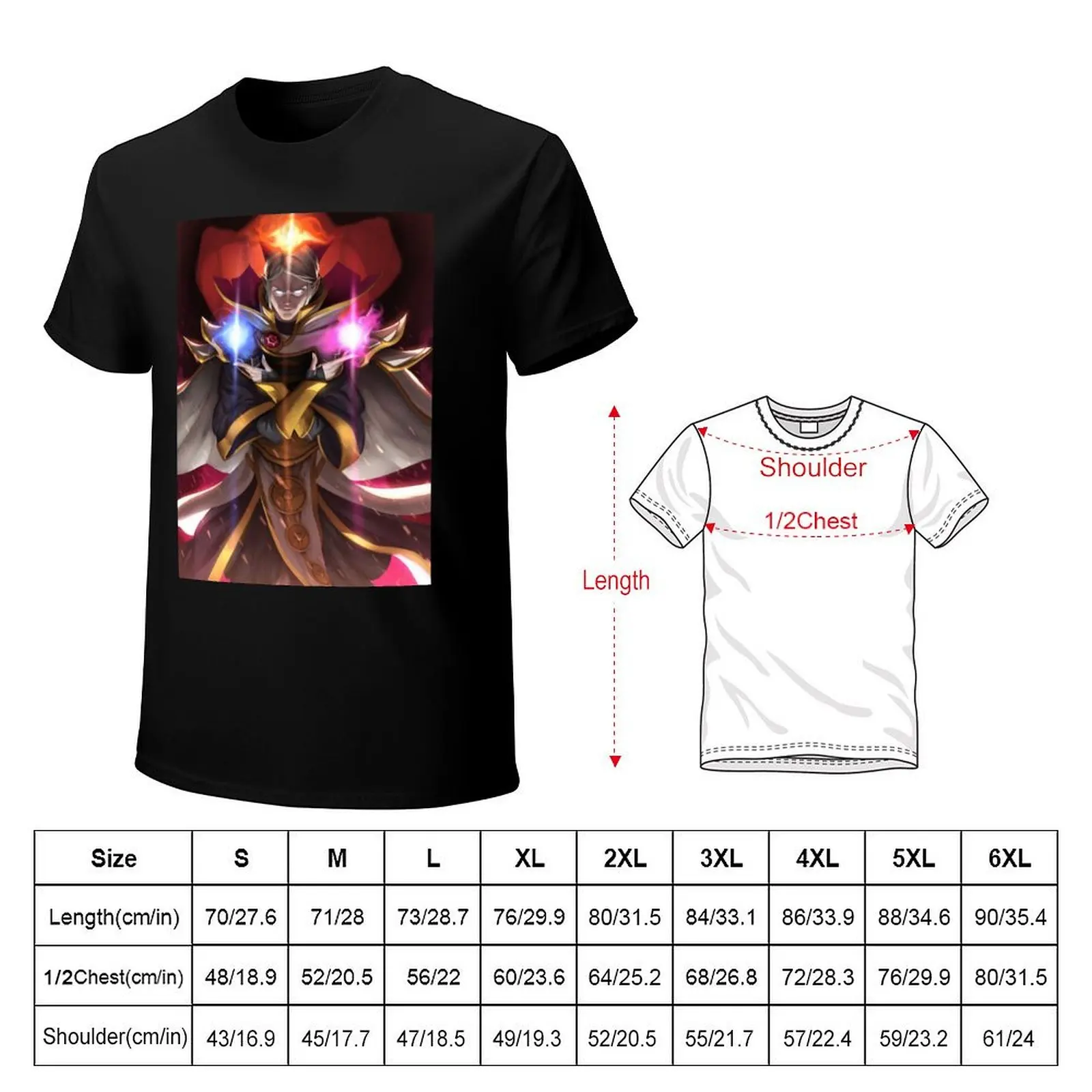 Фото Футболка Dota 2 Invoker Art, базовая модель, комфортная посадка, для мужчин №2