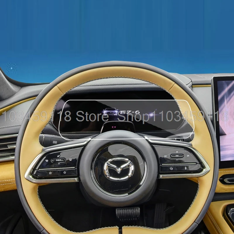 

Для Mazda 6E EZ-6 EZ6 2024 2025 автомобильный 10,1-дюймовый прибор для приборной панели, защитная пленка из закаленного стекла, аксессуары против царапин