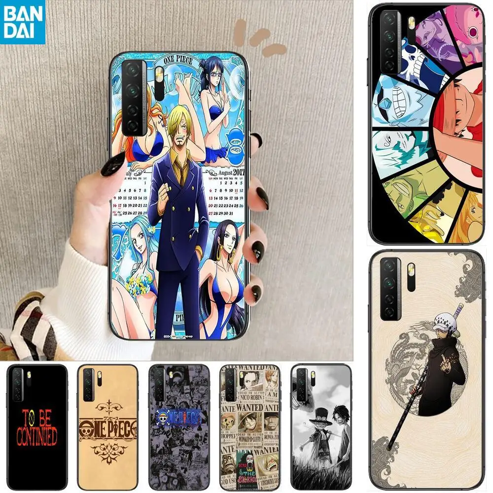 

One Piece Black Soft Cover The Pooh For Huawei Nova 8 7 6 SE 5T 7i 5i 5Z 5 4 4E 3 3i 3E 2i Pro Phone Case cases