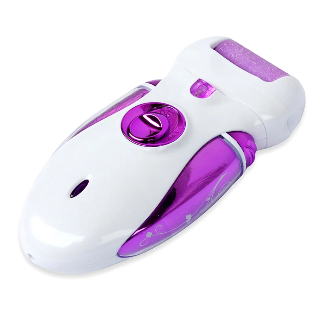 

Электробритва 4 в 1, Женская Мини-машинка для удаления волос на ногах, вилка стандарта США, фиолетовая