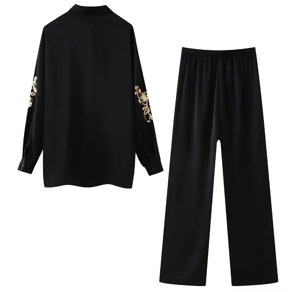 Весна-лето 2023 женская модная повседневная рубашка с длинными рукавами и