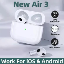 Original  Pro 3 TWS Bluetooth 5.0 Earphone Wireless Headphones Earpod Earbuds Gaming Headset For iPhone Apple Xiaomi Android