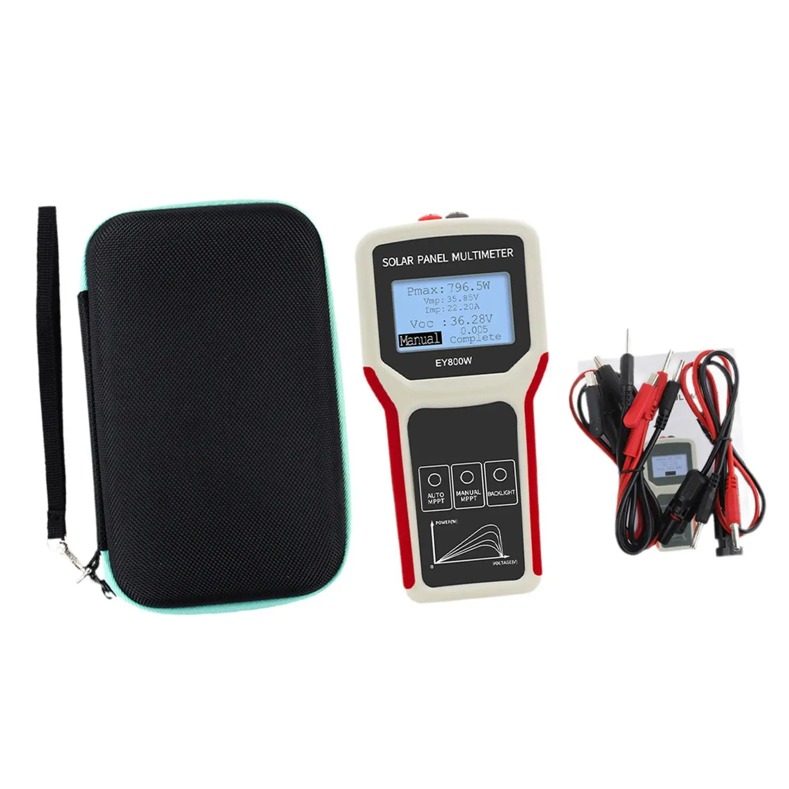 ota o mocy 800 W. Narzędzie użytkowe do testowania paneli słonecznych. Wysokowydajny panel fotowoltaiczny