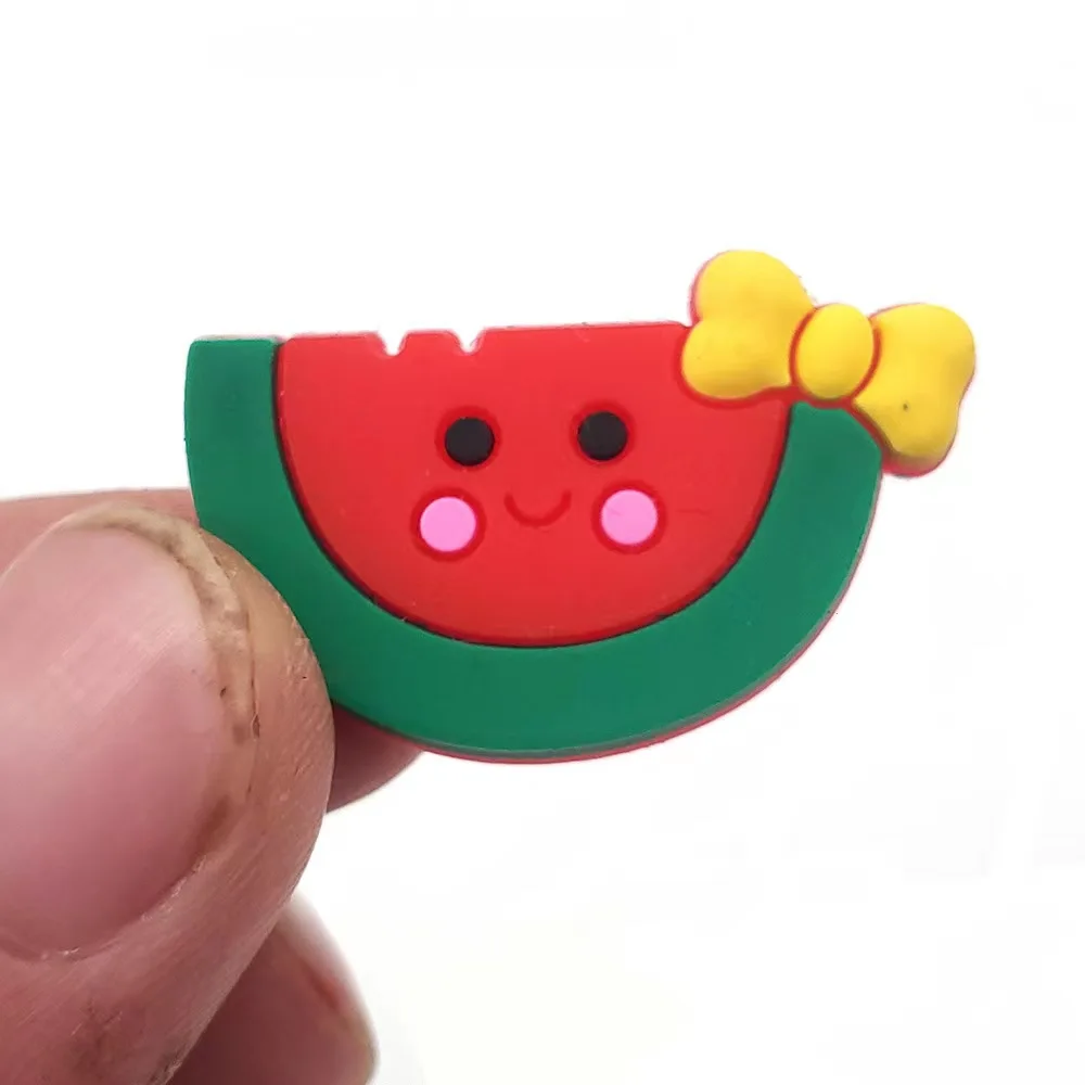 10pcs Cute Fruit Series Shoe Charms For Croc Sandals Unisex Shoe Decoration Kids