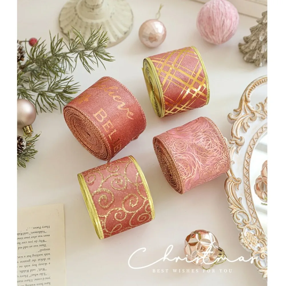 Новая 2-метровая рождественская лента рождественский подарок ткань сделай сам