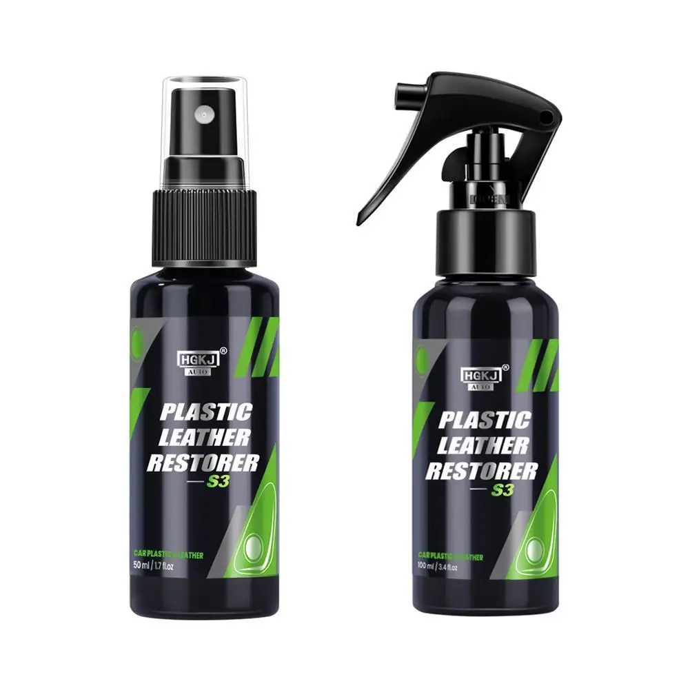 

Car Liquid Leather Plastic Renovator Refreshing Restorer Foam Cleaner Spray Refurbishment Paste Interior Parts Restorer Liquid