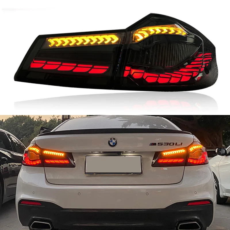 

Rear Running Light + Brake + Reverse Lamp +Turn Signal LED Taillight DRL LED Tail Light Assembly For BMW G30 530i 540i 2016-2020