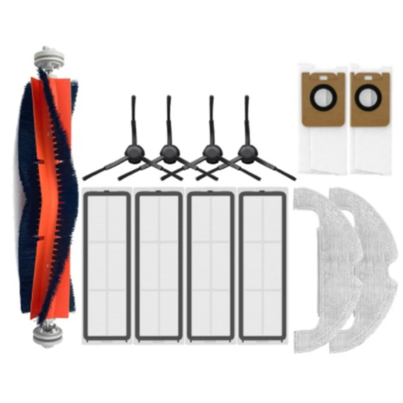 

Аксессуары для пылесоса Dreame Bot Z10 Pro L10 Plus, основная боковая щетка, мешок для пыли, Сменный фильтр для швабры, запасные части