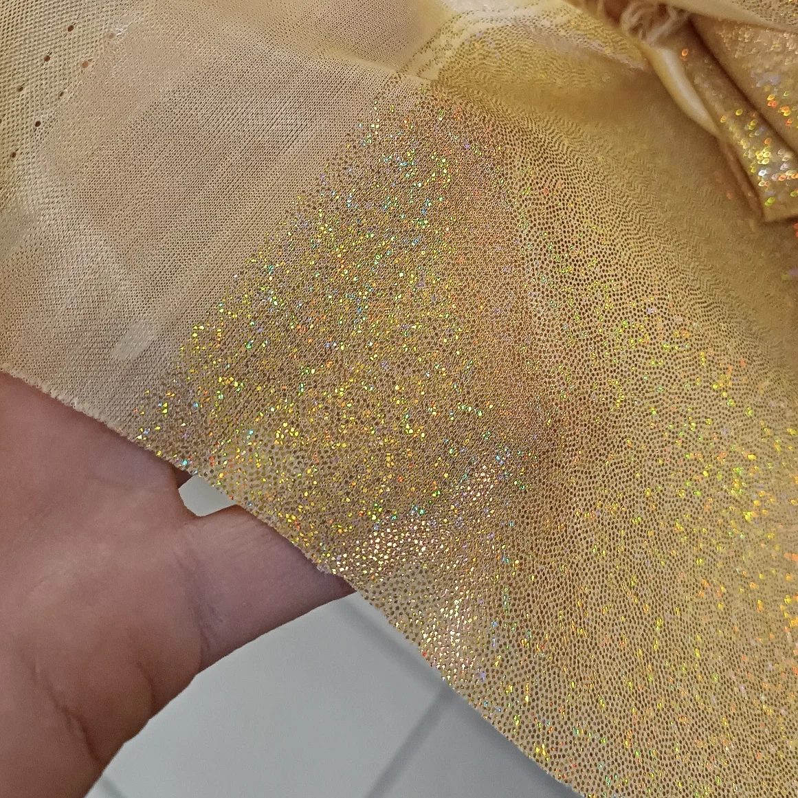 Блестящая растягивающаяся эластичная ткань из спандекса 3/5/10 м