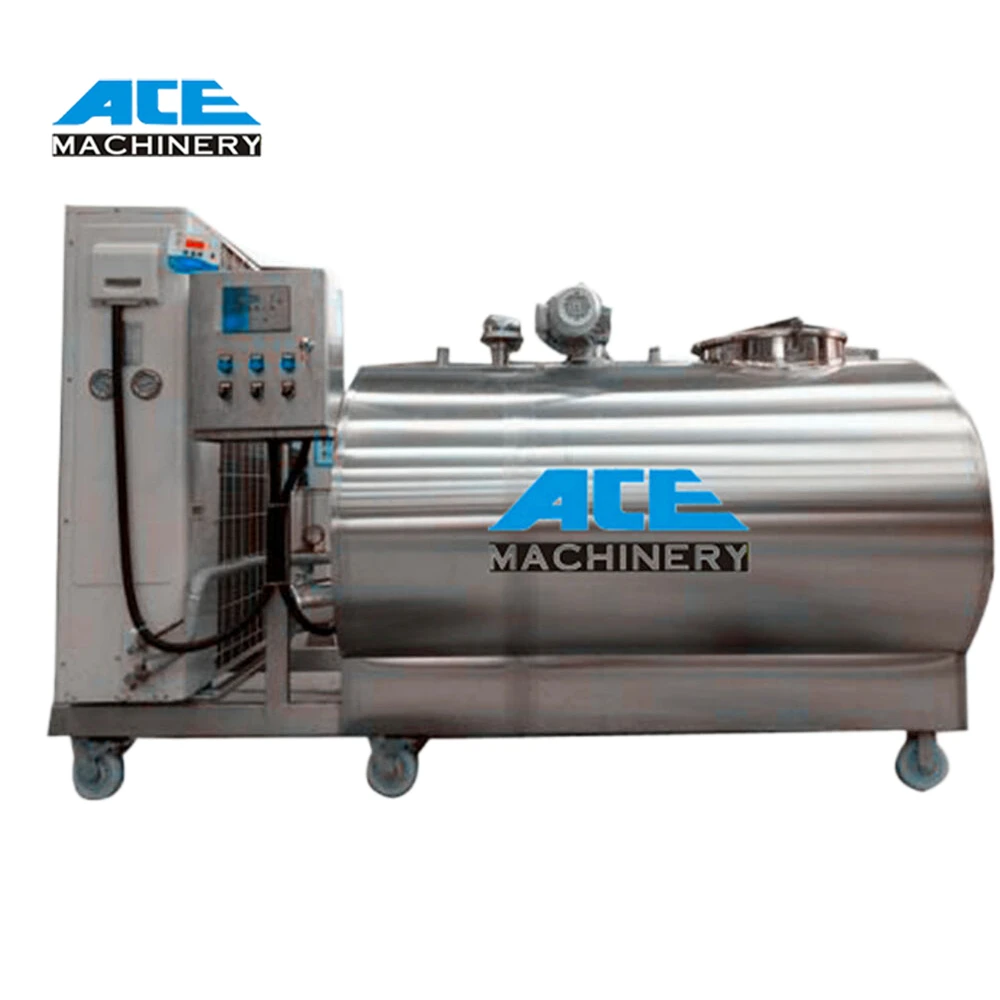 

1000L 2000L 3000L 6000L Stainless Steel Dairy Juicer Raw Milk Cooling Tank In Dairy Processing Machine