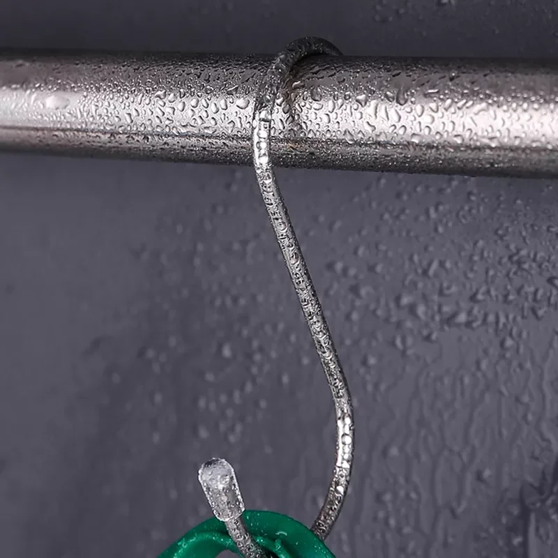

Stainless Steel S Hooks with Sharp Tip Utensil Meat Clothes Hanger Hanging Hooks for Butcher Shop Kitchen Baking Tools