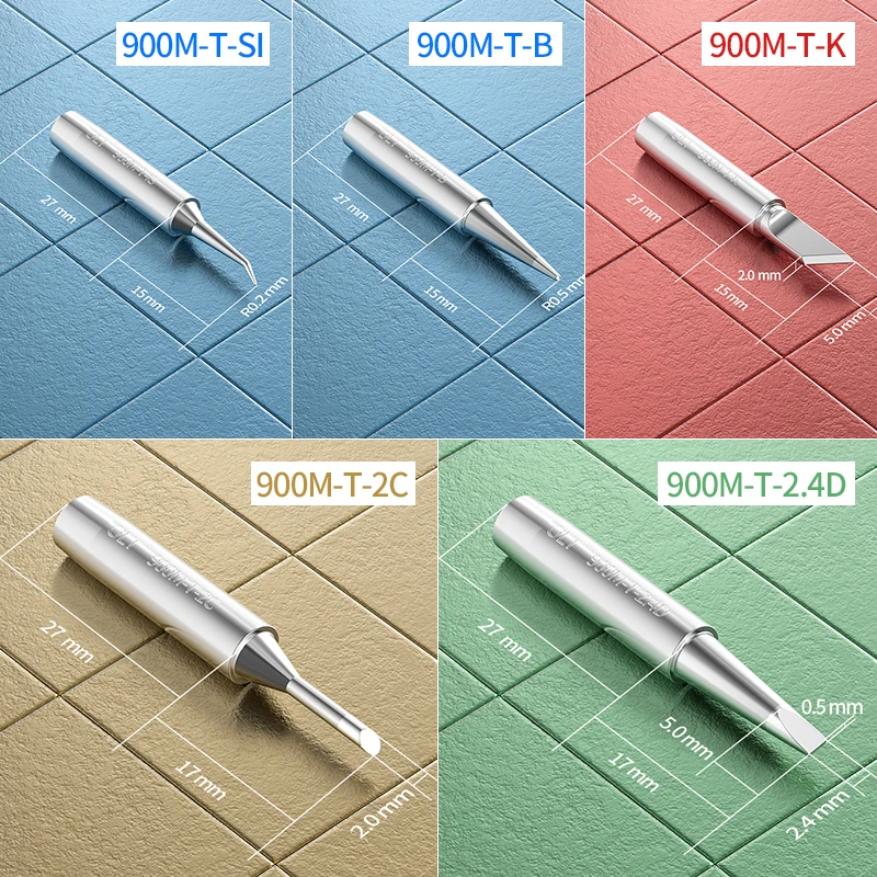 Фото 900M Soldering Iron Tip 900M-T-K 1C 2C 3C 4C SK SI Compatible with for 936 Soldering Station DIY Soldering Tools Discount Sale №4