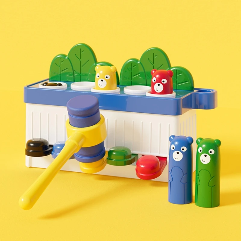 

GXMB Kids Pretend Interactive Pounding Whack-A-Mole Accessories Educational Play Preschool Table Toy Best Gift Sensory Toys